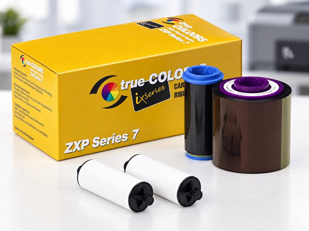 Zebra 807799-804 800077-740 YMCKO ZXP Series 7 Color Ribbon 250 Print
